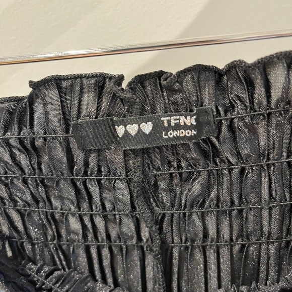 TFNC pleated mini skirt, small, black - Picture 3 of 6